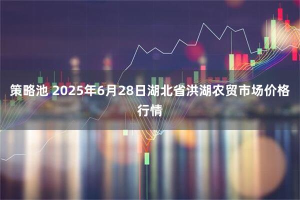 策略池 2025年6月28日湖北省洪湖农贸市场价格行情