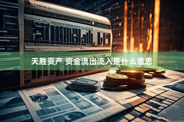 天胜资产 资金流出流入是什么意思